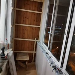 ремонт балкона в доме серии II-18